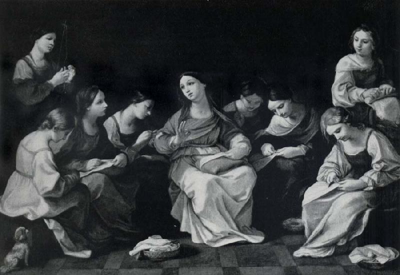 Guido Reni The Girlhood of the Madonna oil painting image